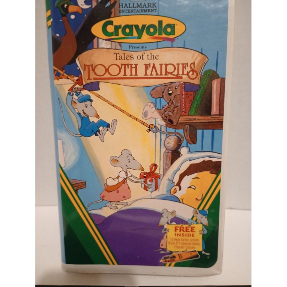 CRAYOLA - TALES OF THE TOOTH FAIRIES - (VHS, 1997)